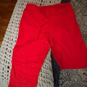 Cherokee workwear scrub pants in red